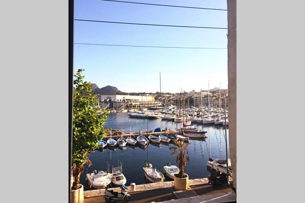 La Ciotat - Magnifique Appartement Climatise Sur Le Port Bagian luar foto